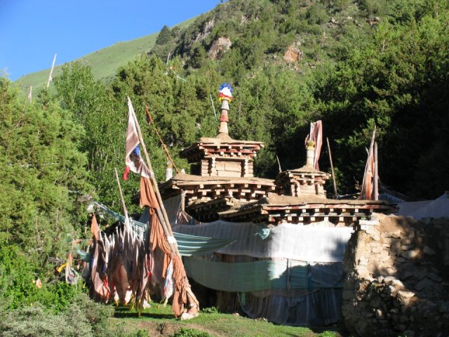 the place of Shardza's rainbow body