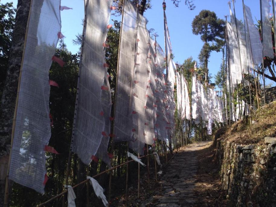 tall prayer flags