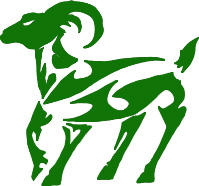 astrology sheep green